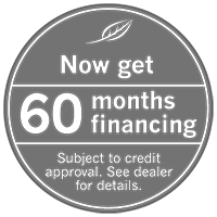 Now get 60 months financing